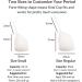 Kind Cup Menstrual Cup | Leak-Free Reusable Design | Up to 12-Hour Wear | Tampon & Pad Alternative | Ergonomic Fit | Small/Large Clear - Buy Online on GoSupps.com