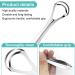 Buy Weddhuis 2 PCs Tongue Cleaner - Double Scraping Metal Tool for Bad Breath & Oral Hygiene | Effective Tongue Scraper for Adults - Fast International Shipping - Buy Online on GoSupps.com