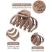 4 Large Octopus Hair Clips - Non-Slip Claw Clips for Women | Stylish Hair Accessories in Neutral Colors - Buy Online on GoSupps.com