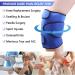 Hilph Reusable Knee Ice Pack Wrap with 2 Gel Packs - Cold Compress Therapy for Knee Pain Relief, Swelling, Arthritis, ACL, Meniscus Tear - After Surgery Care - Buy Online on GoSupps.com