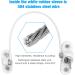10Pcs Window Restrictor Locks for Kids Window Restrictors UPVC Baby Security Window Locks with Screws Keys for Baby Child Children Safety Window Locks Door Locks for Home Public School and Commercial 10pcsWhite - Buy Online on GoSupps.com