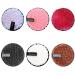 Asymnm 6 pieces of slaughtering pads washable 11.5 cm Smarting pads microfiber reusable make-up remote sponges for facial cleaning skin care (6 colors)
