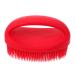 Uonlytech Silicone Scrubbers Massagers Handheld Silicone Body Brush Loofah Body Brushes Bath Shower Scrubber Bathroom Tool Accessories for Men Women  1Pc (Red) Body Dry Brush Cleaning Scrubber