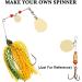 Buy Superfindings Golden Fishing Flattie Attractor Spinner Spoon Rigs - 56 Piece Hard Bait Tackle Set in 4 Sizes - International Shipping Available - Buy Online on GoSupps.com