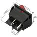 Baomain Red Light DPST ON/Off Boat Rocker Switch 16A/250V UL TUV Listed - 1 Pack - Buy Online on GoSupps.com
