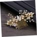 Didiseaon Alloy Hair Comb Crystal Hair Comb Bridal Hair Comb Women Hair Comb Hair Accessories Wedding Women's - Buy Online on GoSupps.com