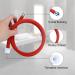 Premium Shower Enema Douche Nozzles for Men & Women - Metal 5-Hole Spray & Comfortable Silicone Attachment - Reusable Enema Hose - Buy Online on GoSupps.com
