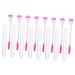 POPETPOP 16 Pcs Diamond Mascara Brush Cosmetology Supplies Mascara Cream Wand Eyelash Tube Foundation Brush 11.7x1.1cmx2pcs Rosyx2pcs