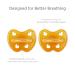 Natural Rubber Pacifier Double Pack (3-36 Months) - Symmetrical Design | Baby Essentials - Buy Online on GoSupps.com
