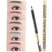 minkissy 4Pcs Eyebrow Makeup Eyeliner Pencil For Women Brown Eyebrow Pencil Highlighter Eyeliner Pencil Eyeshadow Pencil White Bamboo Madam Bicuspide Eyebrow Brush - Buy Online on GoSupps.com