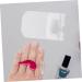 Didiseaon 2pcs Nail Palette Acrylic Nail Display & Cosmetic Palettes for Nail Art Eyeliner Eyeshadow & Cake Decoration | 7.7x7.7x2.7cm Transparent Design Ideal for DIY & Professional Use - Buy Online on GoSupps.com