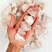 Room Decoration Home Natural Madagascar Rough Rose Quartz Crystal Raw Crystals Gem Specimens Collectible Home Decor (Size : 100g)
