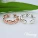 Vicmag Ultra Strength Copper Magnetic Rings for Men & Women - 99.99% Pure Copper Adjustable Size Gift Box Included - Silver & Rose Gold Leaf Shape - Buy Online on GoSupps.com