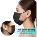 Black Disposable Face Masks - Pack of 100 | High-Quality Safety Masks - Buy Online on GoSupps.com