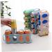 Alipis 2pcs 4 Holder Plastic Refrigerator Hand Can Storage Section Pull Beverage Green Type Organizer Green 10.5X30CM - Buy Online on GoSupps.com