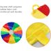 Sonyabecca Parachute for Kids - 12FT, 12 Handles, Multicolored | Tent Cooperative Games and Birthday Gift - Buy Online on GoSupps.com