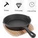 Frying Pan Japanese Frying Pot Outdoor Cooker Breakfast Griddle BBQ Grill Pan Iron Skillet Frying Pan Cooking Utensils Pan Camping Pots Mini Pan Japan (Color : 14cm Size : 24X15.5X3CM) 24X15.5X3CM 14cm - Buy Online on GoSupps.com