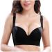 Yhybn Plus Size Minimizer Women BH Full Coverage Seamless BHS Wireless Shaper BH Daily Soft Supporting everyday sports (color: Black Size: 40/90cde)