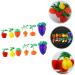 Amosfun 12pcs Paper Honeycomb Ornament Tissue Strawberry Decorations Party Scene Layout Locket Home Decoration Paper Fruit Pendant Honeycomb Decoration Household Hawaii - Buy Online on GoSupps.com