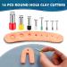 Keoker Polymer Clay Cutters Set - 36 Stainless Steel Shapes with 16 Circle Cutters and 60 Earrings Accessories for Jewelry Making - Buy Online on GoSupps.com