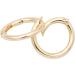 JWBIZ 15pcs Gold 1 inch Trigger Spring O Rings Carabiner Clips for Keyrings and Bags - Buy Online on GoSupps.com