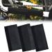 Mantain 3 Pcs Bike Chainstay Protector Bicycle Frame Chain Nylon Protective Guard Pad Black 8.25" x 4"