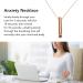 Mindful Breathing Necklace Necklace Stainless Steel Reduces Stress Portable Anxiety Whistle for Women and Men Mindfulness Deep Tool Relief Relaxation Meditation Calming Down Panic Attack(Rose Gold) - Buy Online on GoSupps.com