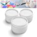 EuBeCos luxury white acrylic powder - 90 g (3 x 30 g) - made in Germany and 100% free from lead oxide.