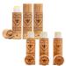 Bee Bella Lip Balm Combo Pack - Hydrating Lip Care 100% Natural Organic Beeswax with Vitamin E Handmade in USA 3 Each (Peppermint Unscented 6 Pack)