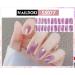 NAILDOKI Nail Foil Art Sticker - Self-Adhesive Manicure DIY Decoration (6 Sheets) - B2-04 - Buy Online on GoSupps.com