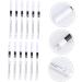 HAPINARY 48 Pcs Eyeliner Pencil Sweat Resistant Liquid Eyeliner Liquid Eyeshadow White Marker Pen Wooden Pole - Buy Online on GoSupps.com