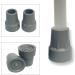 Crutch Tips Replacement 7/8 Inch Gray - 2 Pack for Medical Drive Canes - Buy Online on GoSupps.com