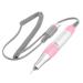 minkissy Professional Nail Drill Handle Low Noise Nail Drill Handle Power Tools Nail Tools Electric Nail Drill Handpiece Low Vibration Nail File Nail Drill Pen Nail Accessories Cordless Set medium Pink