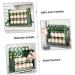 Healvian Egg Storage Box Eggs Egg Holder for Fridge Egg Organizer Egg Preservation Tray Crisper Side Door Green 26X20X10CM - Buy Online on GoSupps.com
