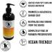 HugglePets Bubbly Tails Citrus 2 in 1 Shampoo Conditioner for Dogs 500ml | Fresh-Smelling Grooming Solution | Paraben-Free, Vegan Friendly - Buy Online on GoSupps.com