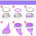 Lyppul 12 PCs Diaper Pail Refill Film - Compatible with Genius & Tommy Tipee - 4.5m Plastic Bags for Baby Care - Purple - Buy Online on GoSupps.com