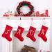 Buy Christmas Knitted Stockings | Embroidered Monogram Red Socks | Ideal Gift Bag for Holidays - Buy Online on GoSupps.com