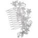 Ipetboom Bridal Wedding Hair Comb Vintage Alloy Hair Comb Crystal Hair Comb Rhinestone Headpiece Hair Comb Slide Clip Hairpiece Tiara Wig Rhinestone Comb Bride Hairpin Rhinestones - Buy Online on GoSupps.com