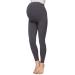 Annes styling Women s Maternity Leggings with Over Bump Support Full Length 90 DEN L-XL Grigiotto