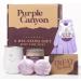 Purple Canyon Spa Gift Box for Women - Relaxing Lavender Stress Relief | All Natural | 6 Piece Set - Buy Online on GoSupps.com