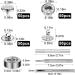 50 Sets 10mm Silver Metal Snap Fasteners Kit with Installation Tools - Perfect for Sewing, Clothing, Bracelets, Jackets, Bags, Belts & DIY Crafts - Buy Online on GoSupps.com