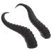 1 Pair Diy Croissant Hair Accessories Cosplay Party Props Artificial Animal Horns Artificial Sheep Tiefling Horns Cosplay Party Supplies Demon Horns Cosplay Girl Plastic 3d Aries