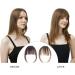 Clip In Bangs & Fringe Real Hair Extensions | Light & Dark Brown - Perfect for Women - Buy Online on GoSupps.com