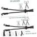 Magiclulu 2-Pack Mask Rope Clips | Adjustable Strap for Face Masks & Earrings | Mask Holder & Cable Organizer - Buy Online on GoSupps.com
