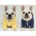 Meioro Zipper Hooded Pet Clothes - Cute & Warm Dog Cat Clothing for French Bulldog & Pug (Large Yellow) - Buy Online on GoSupps.com