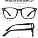 konqkin 3-Pack-Blue-Light-Blocking-Glasses-Women & Men Computer Gaming Glasses Computer Screen Filter Glasses Anti Headache Eye Strain Glasses Lightweight Eyeglasses for TV Phone 1-black+transparent+leopard - Buy Online on GoSupps.com