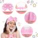 Shintop 6 Pcs Face Wash Headband and Wristband Set - Spa Headband & Absorbent Wrist Towels for Face Washing, Skincare, and Makeup - Pink+Light Blue - Buy Online on GoSupps.com
