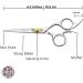 Hair Cutting Scissors Haircut Shears Professional Barber Hair Trimming Razor Edge Scissor Japanese Stainless Steel 6.5 inch for Hairdressing Home Salon - Buy Online on GoSupps.com