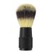 Premium Shaving Brush - Black Alloy Handle Soft Synthetic Bristles for Quick Lather | Perfect Beard Grooming Tool for Men - Buy Online on GoSupps.com