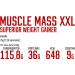  DMI INNOVATIVE NUTRITION Muscle Mass XXL - Top WEIGHT GAINER (vanille 7 kg (15 4 lbs) - Buy Online on GoSupps.com